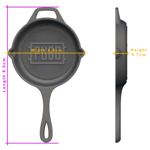 11.jpg PUBG Frying Pan Keychains