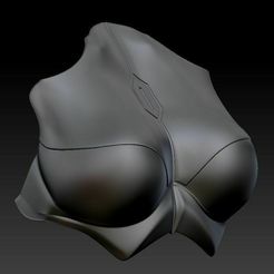 female-mandalorian-chest-armor-plate-mando-beskar-sabine-3d-3d-model-stl.jpg Femme Mandalorienne Plaque d'armure de poitrine Mando Beskar Sabine Modèle d'impression 3D