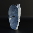 66.png Night King Face Mask - Cosplay Mask 3D print model
