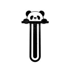 BM-Panda-ML.jpg STL file Bookmark - Giant Panda・Template to download and 3D print