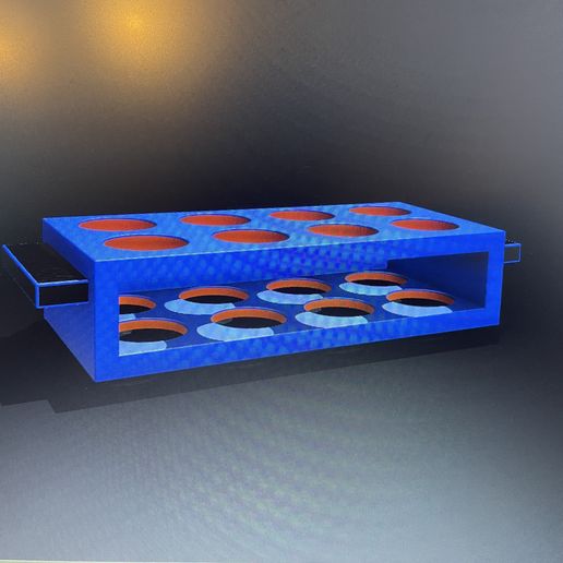 Electric toothbrushes and toothpaste stand 3D model