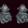09-4.png Diving helmet with octopus