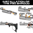 17-DT-P90-shroud-install.jpg UNW P90 styled Bullpup for the Tippmann 98 Custom NON-Platinum edition (the DOVE tail version)