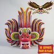 2.jpg Sri Lankan Traditional Fire Devil Mask - Print in Place - No Support