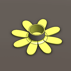 boougie.png Free STL file Candle holder / candlestick・Design to download and 3D print
