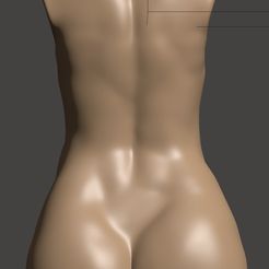 preg_back.jpg Datei STL Pregnant women, female torso, nude sculpture・Design für 3D-Drucker zum herunterladen, Printerinho