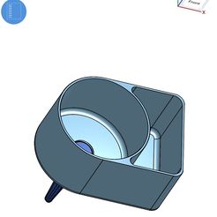 Screenshot_20230602-001103_Onshape.jpg Файл STL Держатель для телефона BeachBud Beer Cup Drink Phone Holder・Модель для загрузки и 3D-печати