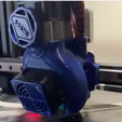 Ender 3, 3 V2, 3 pro, 3 max, двойной 40-мм осевой вентилятор hot end duct / fang. CR-10, прямой привод Micro Swiss и совместимость с боуденом. Для печати не требуется поддержка