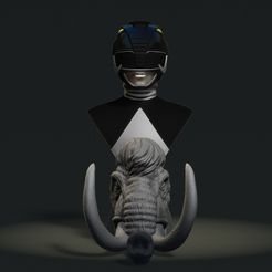 BPR_Composite1.jpg Archivo STL Busto del Ranger Negro・Objeto de impresión 3D para descargar