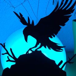 corbeau-light-01.jpg lampe corbeau / crow lamp