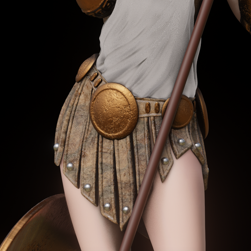 Schermata-2023-11-02-alle-14.45.20.png Athena Greek Goddess - 1to10 statue STL file 3D print model