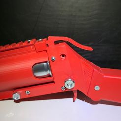 My 40 mm Airsoft grenade launcher