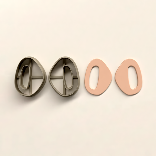 Polymer Clay Cutter STL 3D Printable | Digital File - Organic EC 12