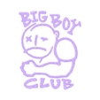 big boy club.stl big boy club logo