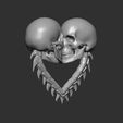 ijrtfrutir.jpg skull love pentant