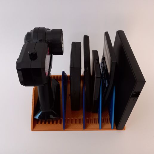 20230819_190932.jpg Organizador para casa e escritório com uma estrutura e separadores modulares; sistema de arrumação flexível; suporte para DVD, CD, Blu-ray; suporte para livros e computadores portáteis, tamanho S