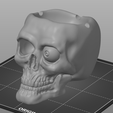 Screenshot-19.png Skull Ashtray, Skull with eyeball, Halloween themed, Creepy Skull, Smoking accessories, No supports