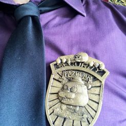 faz.jpg FNAF Fazbear purpleguy Security Badge