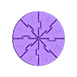 CircleAiO_8pcs.stl Bend/Break the Circles, Fraction Circles, Circle Models