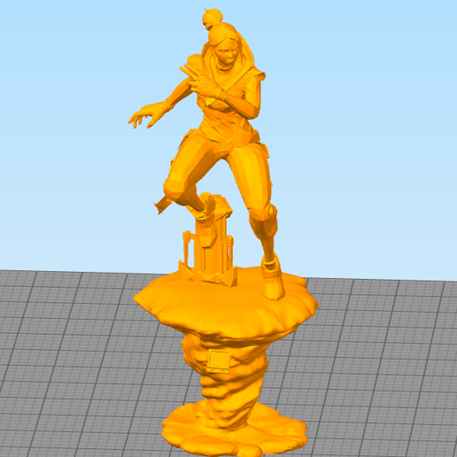 Jett Statue 3D model