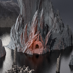 dante-infero-sea.3252.png Fichier OBJ Dantes Underworld scène 7・Design pour imprimante 3D à télécharger, aramar