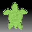 TurtleSalty-VACUUM-PIECE.jpg Fichier STL MOULE POUR BOMBE DE BAIN TORTUE SALÉE・Design pour imprimante 3D à télécharger