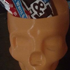 Halloween Skull Container