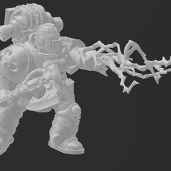 Librarian-1.png Free STL file Heresy Space Psychic in MK2 Armour・Template to download and 3D print, codewalrus
