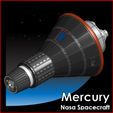SPA_MER-3.jpg NASA Spacecraft - Mercury Space Capsule