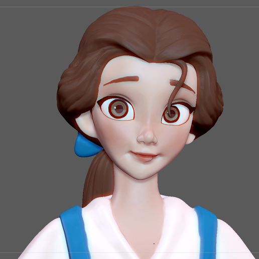 3d File Belle Princess Statue Beauty And The Beast Disney Anime 3d Print Model Design To Download And 3d Print Cults