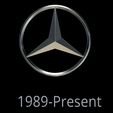 4.1.jpg Mercedes Benz Logo, Set From 1902 to 2021, and keychain Mercedes AMG Club, File STL for all 3d Printer