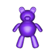 OBJ.obj TEDDY 3D MODEL - 3D PRINTING - OBJ - FBX - 3D PROJECT BEAR CREATE AND GAME READY  TEDDY PET TEDDY, BEAR