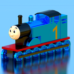 Riel-8.png STL file The Thomas Train・3D printer model to download