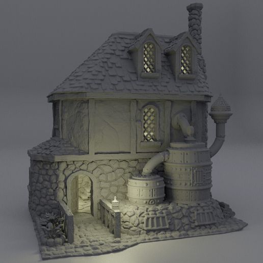 Alchemist-house-1.jpg Alchemist House 28 mm Tabletop Terrain