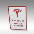 Untitled 724.jpg Tesla Charging Parking Sign NOW WITH v2 LOGO