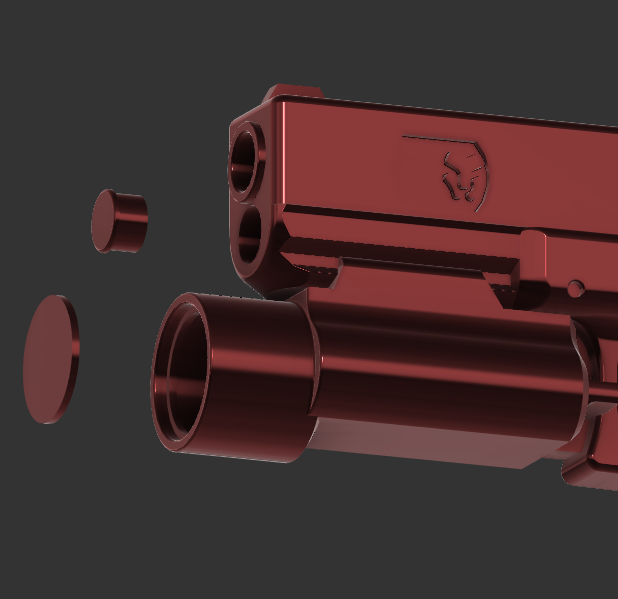 Fichier Stl Pistolet D Entraînement Avec Chargeurs D Entraînement・objet Pour Imprimante 3d à