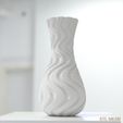 Flower-Vase-Class-A-3B-Wireframe-STL0523_00000.jpg Flower Vase Pot Decorative 3D Print
