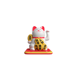 1.png OBJ file LUCKY CAT・3D print model to download
