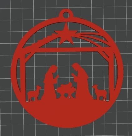IMG-20251212-WA0003.jpg 🌟Natal Ornement de la crèche de Noël - Modèle imprimé en 3D 🌟