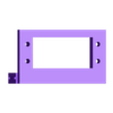 single frame connecter front with servo mount.STL single frame connecter front with servomount for 1/14 truck frames