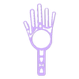 glove_stand_hand_scaled.stl Держатель/сушилка для перчаток для водных лыж - несколько вариантов применения