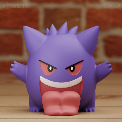 Gengar Pokémon  – STL for 3D Printing