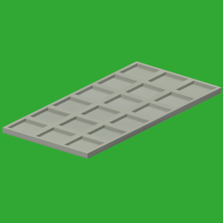 6c7be115-aa36-41ac-8909-9c68997f051d.png Flat 6*3 TOW square 20mm tray adaptator