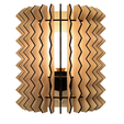 ARD0009-2.png WALL LIGHT STL AND DXF FILES 9