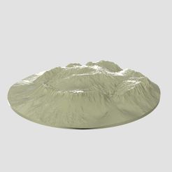 untitled.155.jpg STL file Volcano Landscape 3・3D printing template to download