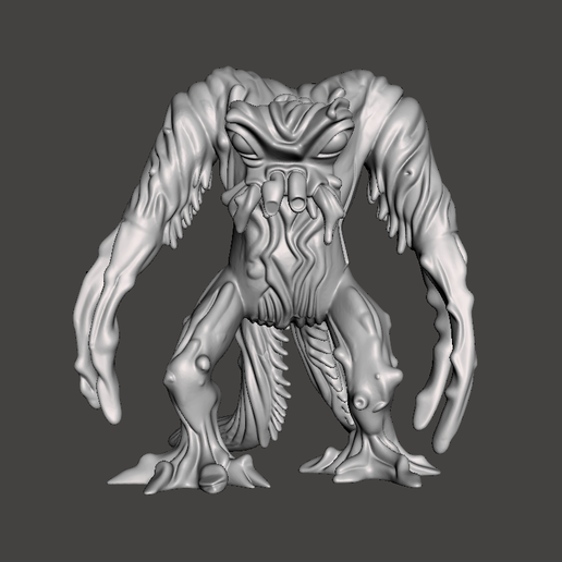 🎨 INHUMANOIDS 1986 TENDRIL FAN ART RETRO FIGURE・ OBJ File for 3D