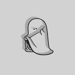 Cosiendo-fantasmas.png Sewing Phantom Decoration - 2D Art