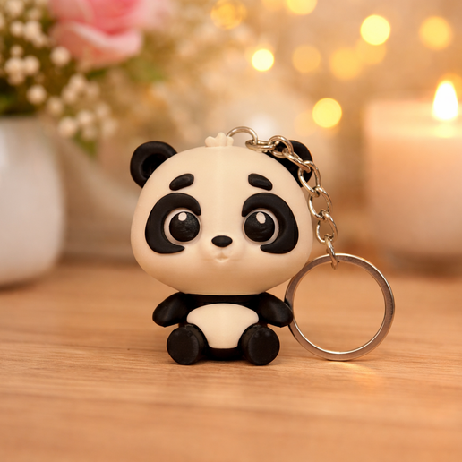 PANDA KEYCHAIN MULTIPART NO AMS