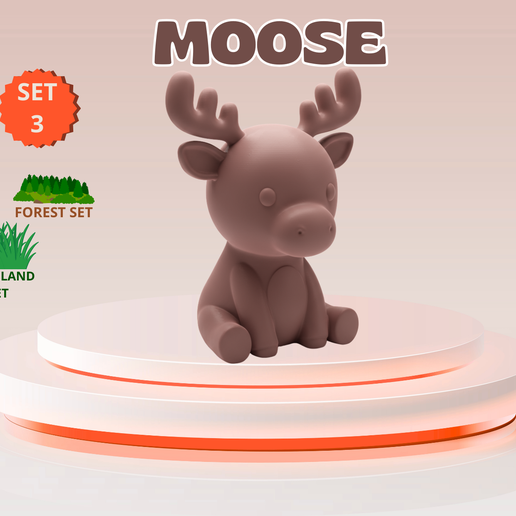 Cute Mini Moose – Commercial