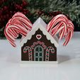 Thumbnail.jpeg Gingerbread Candy Cane Holder  - AMS Files Included! - COMMERCIAL LICENSE